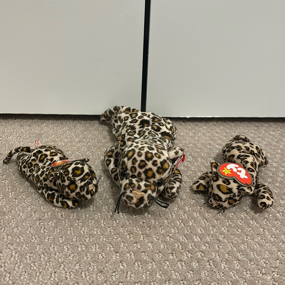 Freckles TY Beanie Baby Leopards